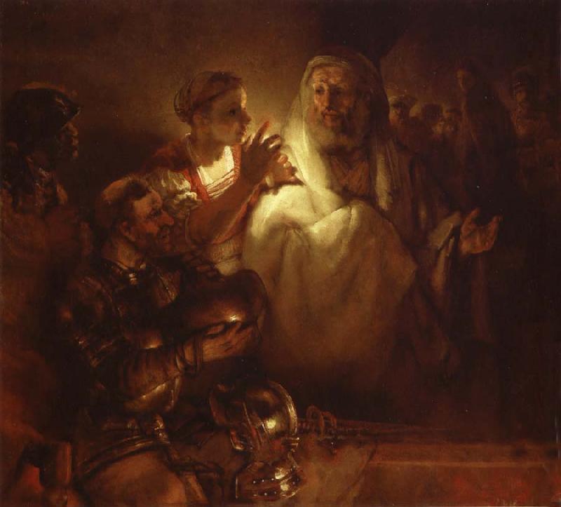 REMBRANDT Harmenszoon van Rijn St Peter-s Denial